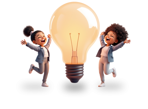 happy_girls_with_lightbulb_400_clr_34101